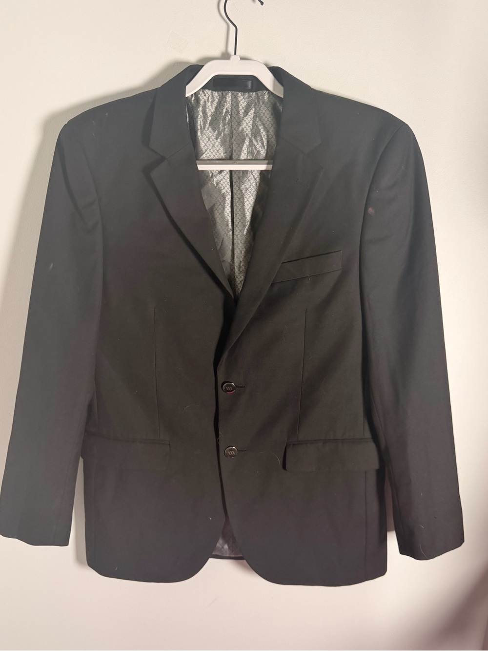 Alberto Cardinal Mens business classy black suit tailored fit